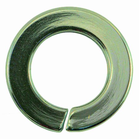 MIDWEST FASTENER Split Lock Washer, For Screw Size 10 mm Steel, Chrome Plated Finish, 10 PK 74585